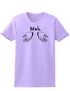 Meh with Hands Womens T-Shirt-Womens T-Shirt-TooLoud-Lavender-X-Small-Davson Sales