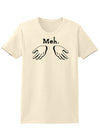 Meh with Hands Womens T-Shirt-Womens T-Shirt-TooLoud-Natural-X-Small-Davson Sales