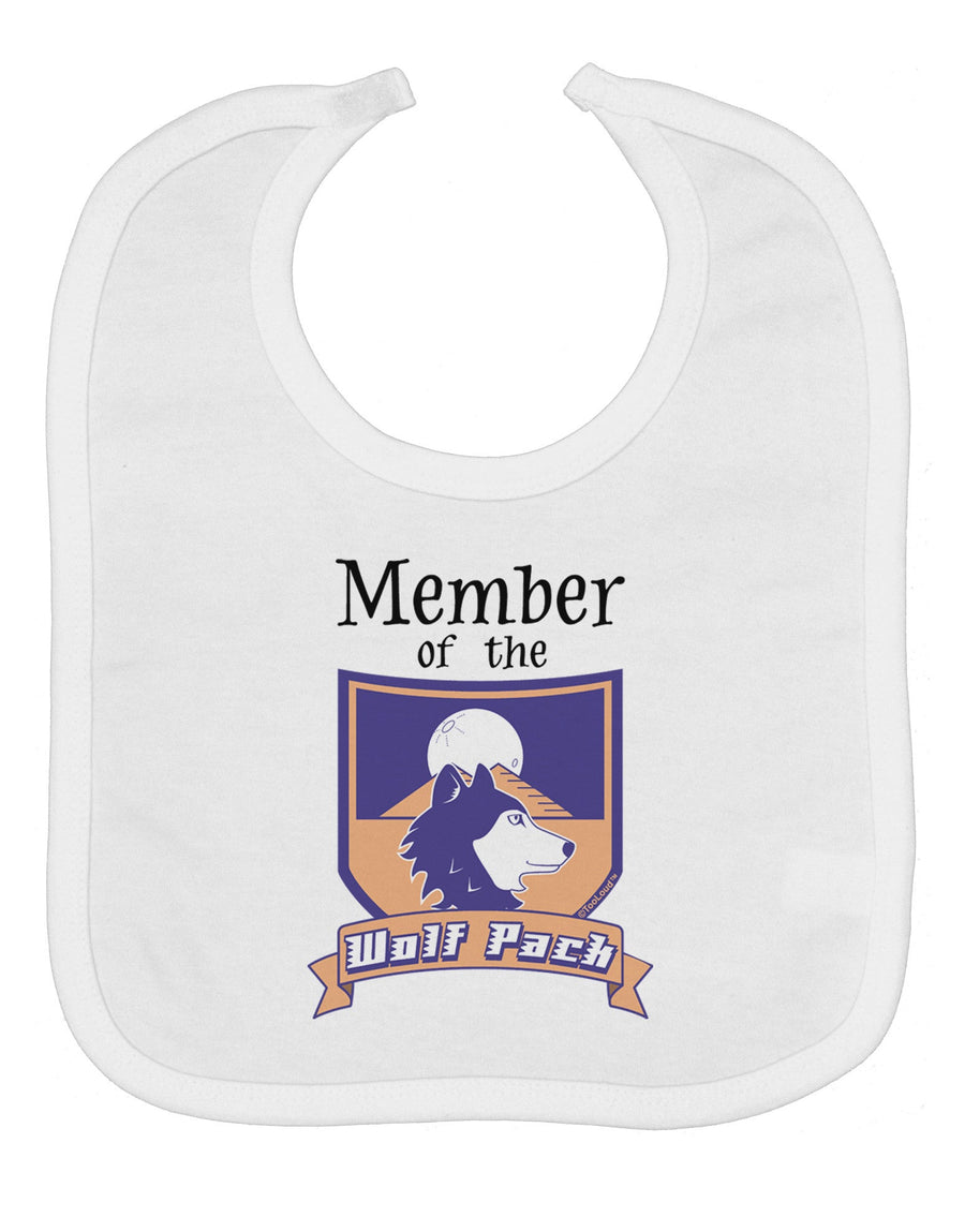 Member of the Wolf Pack Baby Bib