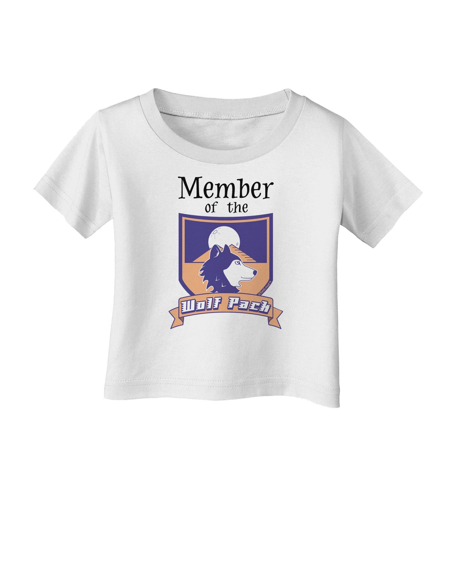 Member of the Wolf Pack Infant T-Shirt-Infant T-Shirt-TooLoud-White-06-Months-Davson Sales