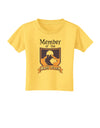 Member of the Wolf Pack Toddler T-Shirt-Toddler T-Shirt-TooLoud-Yellow-2T-Davson Sales