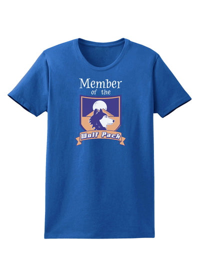 Member of the Wolf Pack Womens Dark T-Shirt-TooLoud-Royal-Blue-X-Small-Davson Sales