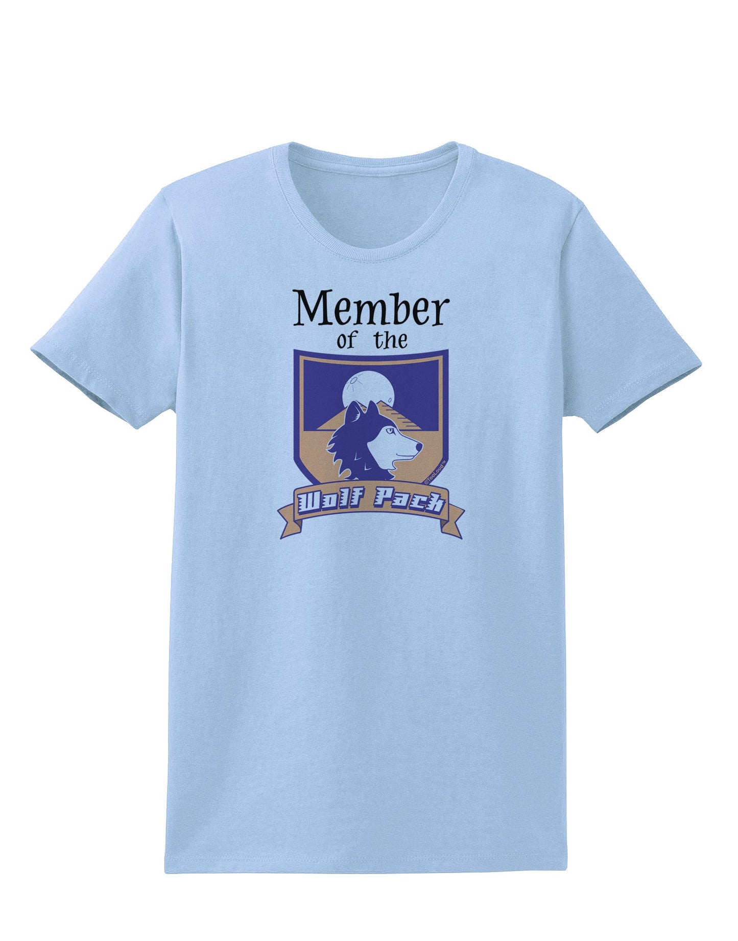 Member of the Wolf Pack Womens T-Shirt-Womens T-Shirt-TooLoud-Light-Blue-X-Small-Davson Sales