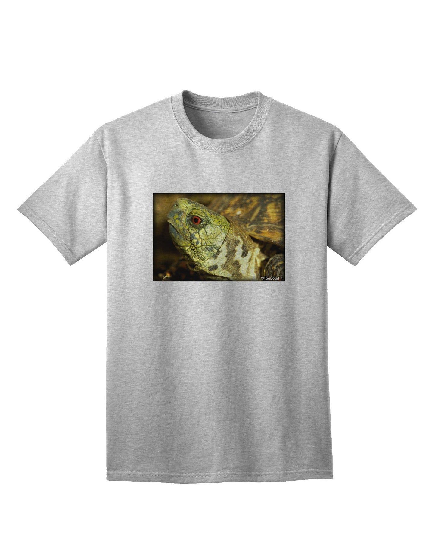 Menacing Turtle Adult T-Shirt: Premium Quality for the Modern Trendsetter-Mens T-shirts-TooLoud-AshGray-Small-Davson Sales
