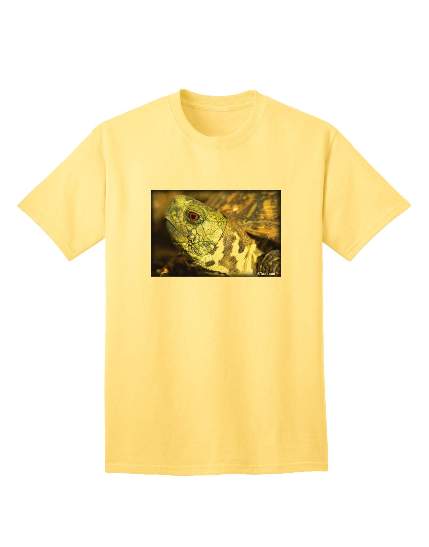 Menacing Turtle Adult T-Shirt: Premium Quality for the Modern Trendsetter-Mens T-shirts-TooLoud-Yellow-Small-Davson Sales
