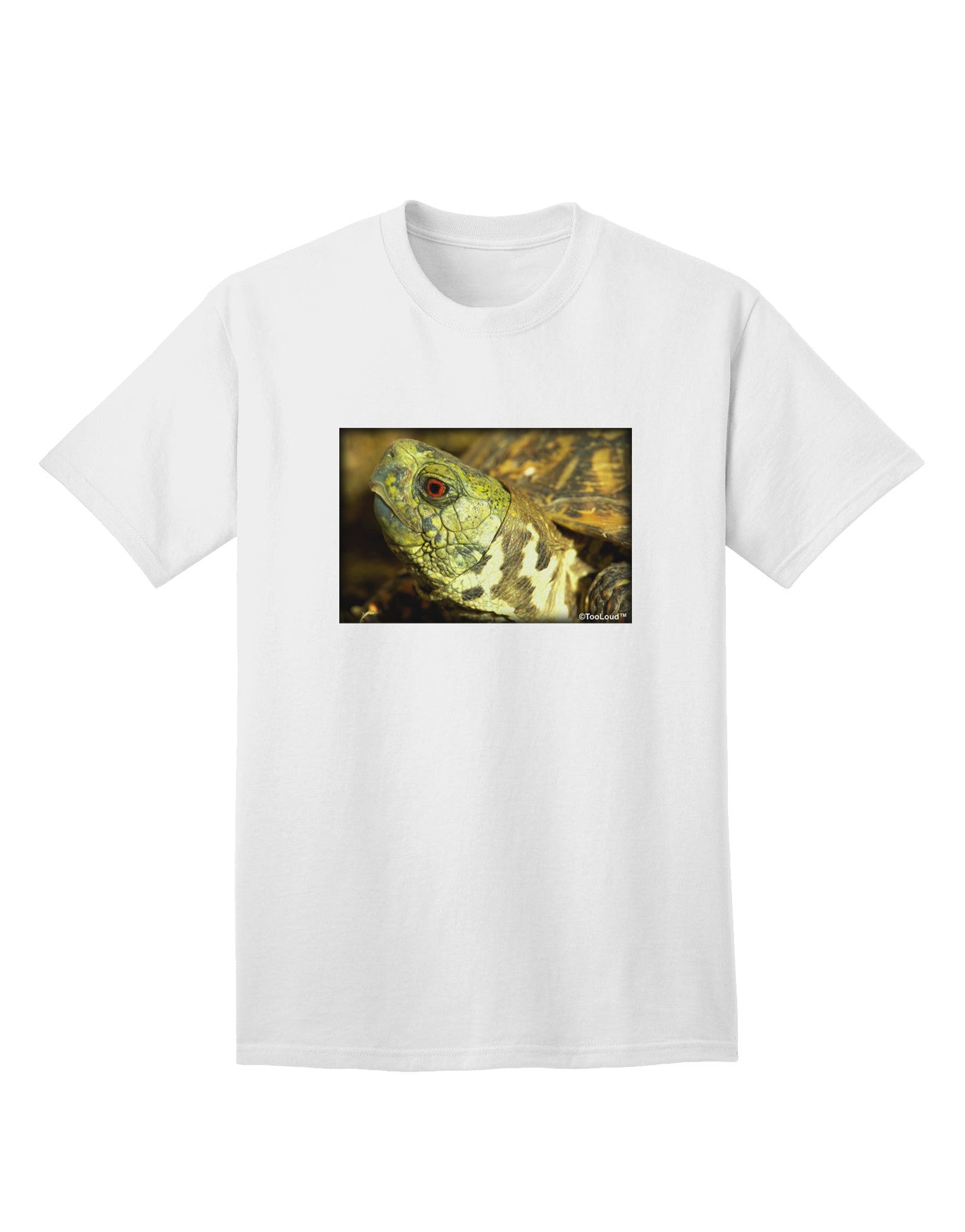 Menacing Turtle Adult T-Shirt: Premium Quality for the Modern Trendsetter-Mens T-shirts-TooLoud-White-Small-Davson Sales