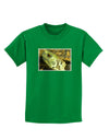 Menacing Turtle Childrens Dark T-Shirt-Childrens T-Shirt-TooLoud-Kelly-Green-X-Small-Davson Sales