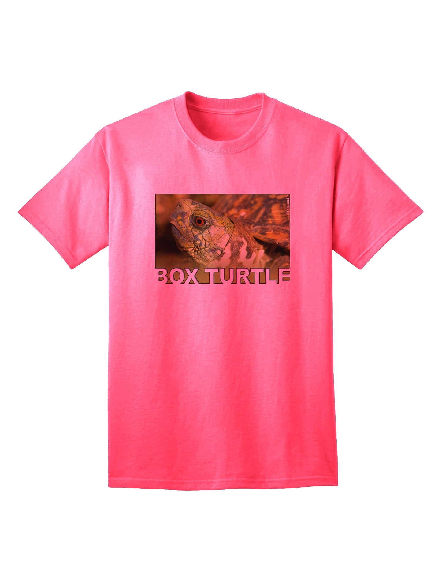 Menacing Turtle Graphic: Premium Adult T-Shirt with Unique Text Design-Mens T-shirts-TooLoud-Neon-Pink-Small-Davson Sales