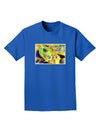 Menacing Turtle Watercolor Adult Dark T-Shirt-Mens T-Shirt-TooLoud-Royal-Blue-Small-Davson Sales