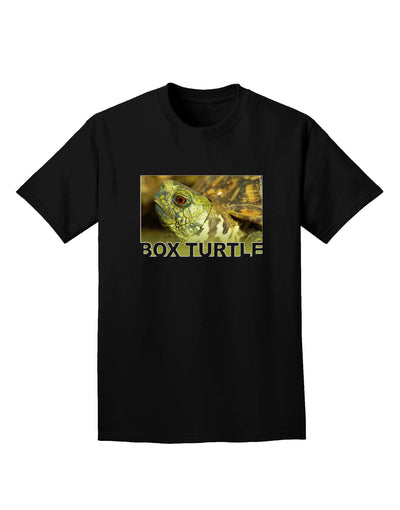 Menacing Turtle with Text Adult Dark T-Shirt-Mens T-Shirt-TooLoud-Black-Small-Davson Sales