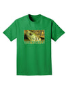 Menacing Turtle with Text Adult Dark T-Shirt-Mens T-Shirt-TooLoud-Kelly-Green-Small-Davson Sales