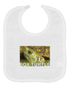 Menacing Turtle with Text Baby Bib