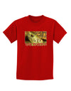 Menacing Turtle with Text Childrens Dark T-Shirt-Childrens T-Shirt-TooLoud-Red-X-Small-Davson Sales