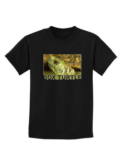Menacing Turtle with Text Childrens Dark T-Shirt-Childrens T-Shirt-TooLoud-Black-X-Small-Davson Sales