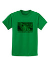 Menacing Turtle with Text Childrens T-Shirt-Childrens T-Shirt-TooLoud-Kelly-Green-X-Small-Davson Sales