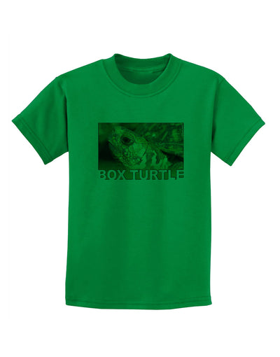 Menacing Turtle with Text Childrens T-Shirt-Childrens T-Shirt-TooLoud-Kelly-Green-X-Small-Davson Sales