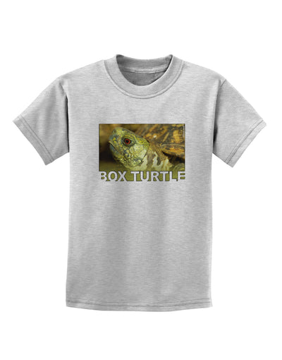 Menacing Turtle with Text Childrens T-Shirt-Childrens T-Shirt-TooLoud-AshGray-X-Small-Davson Sales