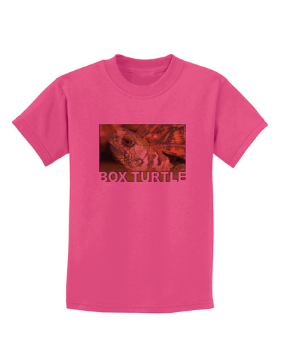 Menacing Turtle with Text Childrens T-Shirt-Childrens T-Shirt-TooLoud-Sangria-X-Small-Davson Sales