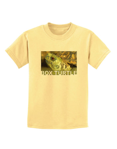 Menacing Turtle with Text Childrens T-Shirt-Childrens T-Shirt-TooLoud-Daffodil-Yellow-X-Small-Davson Sales