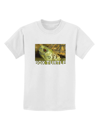 Menacing Turtle with Text Childrens T-Shirt-Childrens T-Shirt-TooLoud-White-X-Small-Davson Sales