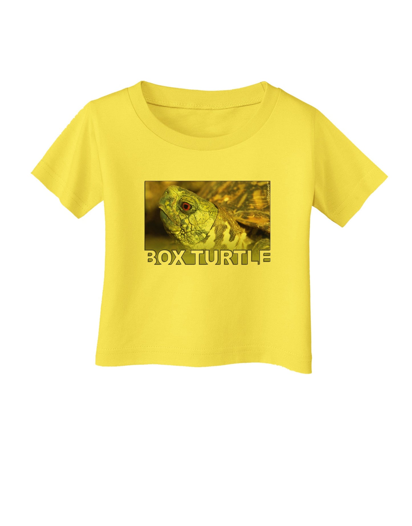 Menacing Turtle with Text Infant T-Shirt-Infant T-Shirt-TooLoud-Yellow-06-Months-Davson Sales