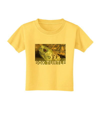 Menacing Turtle with Text Toddler T-Shirt-Toddler T-Shirt-TooLoud-Yellow-2T-Davson Sales