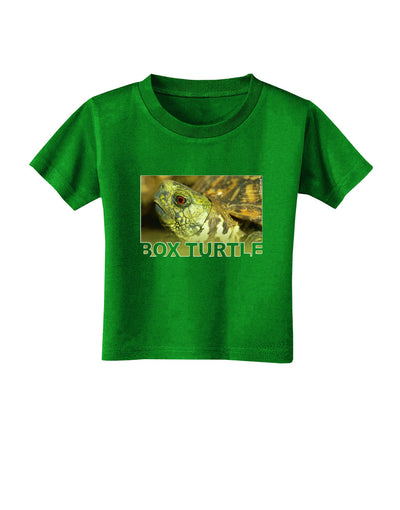 Menacing Turtle with Text Toddler T-Shirt Dark-Toddler T-Shirt-TooLoud-Clover-Green-2T-Davson Sales