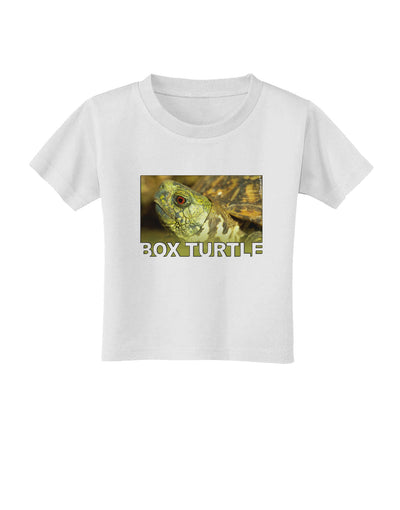 Menacing Turtle with Text Toddler T-Shirt-Toddler T-Shirt-TooLoud-White-2T-Davson Sales