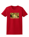 Menacing Turtle with Text Womens Dark T-Shirt-TooLoud-Red-X-Small-Davson Sales