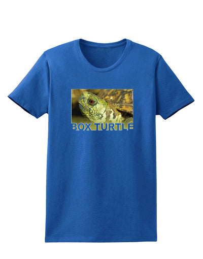 Menacing Turtle with Text Womens Dark T-Shirt-TooLoud-Royal-Blue-X-Small-Davson Sales