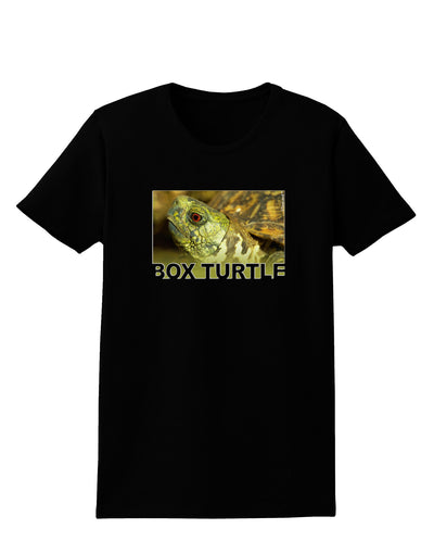 Menacing Turtle with Text Womens Dark T-Shirt-TooLoud-Black-X-Small-Davson Sales