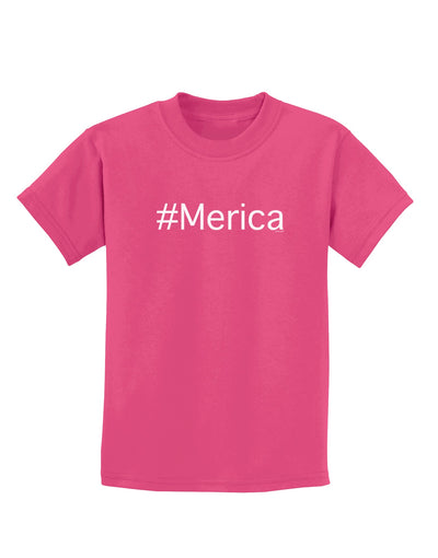 #Merica Childrens Dark T-Shirt-Childrens T-Shirt-TooLoud-Sangria-X-Small-Davson Sales