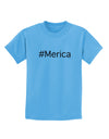 #Merica Childrens T-Shirt-Childrens T-Shirt-TooLoud-Aquatic-Blue-X-Small-Davson Sales