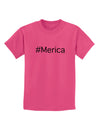 #Merica Childrens T-Shirt-Childrens T-Shirt-TooLoud-Sangria-X-Small-Davson Sales