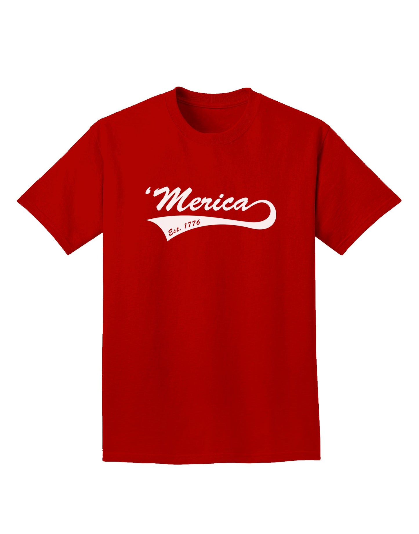 Merica Established 1776 Adult Dark T-Shirt by TooLoud-Mens T-Shirt-TooLoud-Red-Small-Davson Sales
