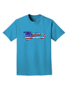 Merica Established 1776 - American Flag Style Adult Dark T-Shirt by TooLoud-Mens T-Shirt-TooLoud-Turquoise-Small-Davson Sales