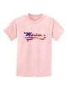 Merica Established 1776 - American Flag Style Childrens T-Shirt by TooLoud-Childrens T-Shirt-TooLoud-PalePink-X-Small-Davson Sales