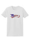 Merica Established 1776 - American Flag Style Womens T-Shirt by TooLoud-Womens T-Shirt-TooLoud-White-X-Small-Davson Sales