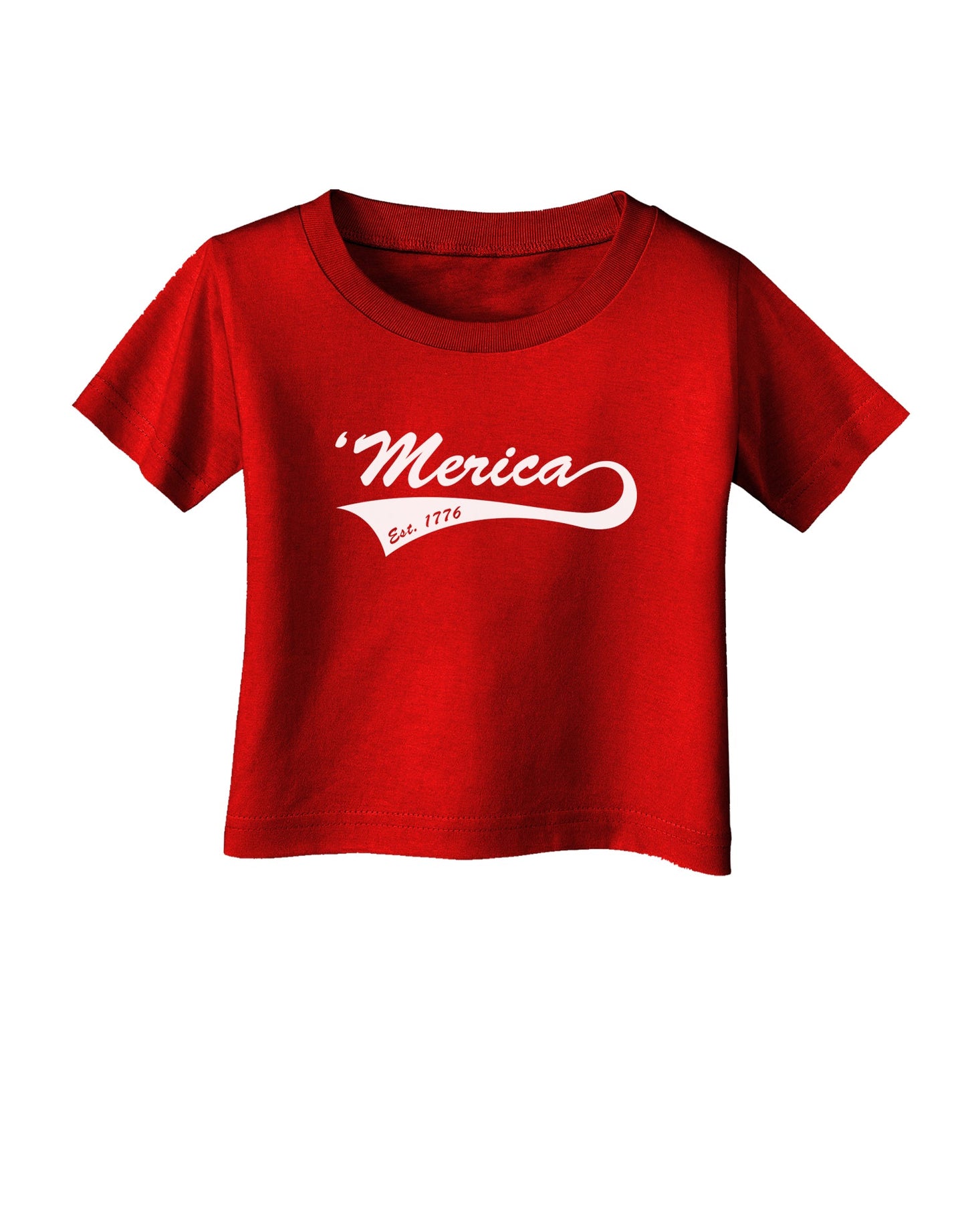 Merica Established 1776 Infant T-Shirt Dark by TooLoud-Infant T-Shirt-TooLoud-Red-06-Months-Davson Sales
