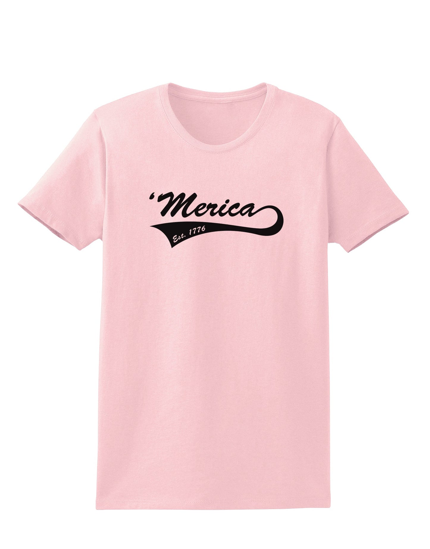 Merica Established 1776 Womens T-Shirt by TooLoud-Womens T-Shirt-TooLoud-PalePink-X-Small-Davson Sales