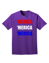 Merica Merica Merica - Red and Blue Adult Dark T-Shirt-Mens T-Shirt-TooLoud-Purple-Small-Davson Sales