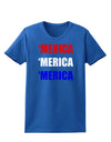 Merica Merica Merica - Red and Blue Womens Dark T-Shirt-TooLoud-Royal-Blue-X-Small-Davson Sales