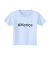 #Merica Toddler T-Shirt-Toddler T-Shirt-TooLoud-Light-Blue-2T-Davson Sales