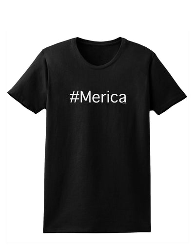 #Merica Womens Dark T-Shirt-TooLoud-Black-X-Small-Davson Sales