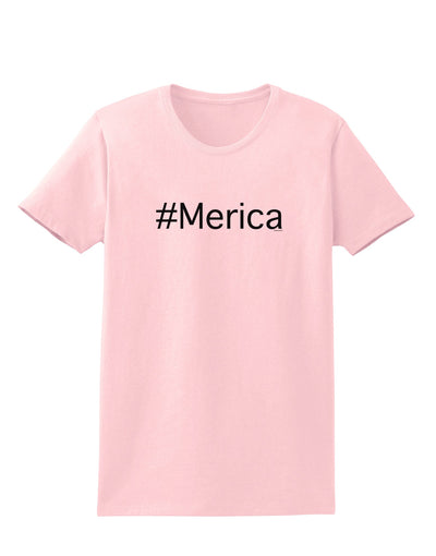 #Merica Womens T-Shirt-Womens T-Shirt-TooLoud-PalePink-X-Small-Davson Sales