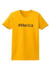 #Merica Womens T-Shirt-Womens T-Shirt-TooLoud-Gold-X-Small-Davson Sales