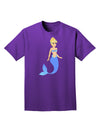 Mermaid Design - Blue Adult Dark T-Shirt-Mens T-Shirt-TooLoud-Purple-Small-Davson Sales