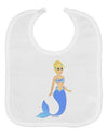 Mermaid Design - Blue Baby Bib