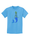 Mermaid Design - Blue Childrens T-Shirt-Childrens T-Shirt-TooLoud-Aquatic-Blue-X-Small-Davson Sales