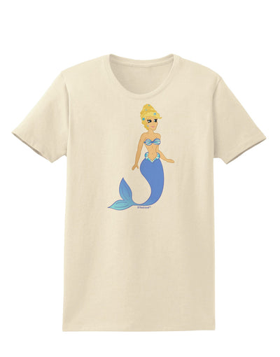 Mermaid Design - Blue Womens T-Shirt-Womens T-Shirt-TooLoud-Natural-X-Small-Davson Sales